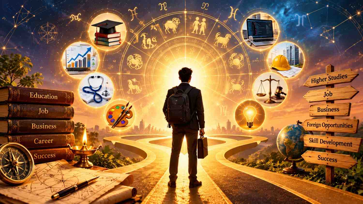 Career guidance through Vedic astrology