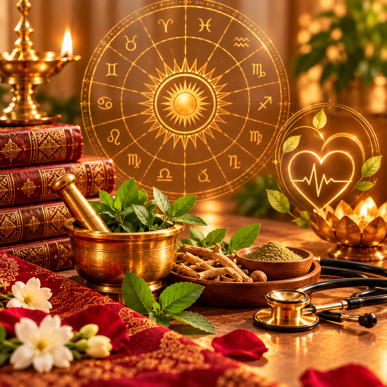 Health astrology chart and traditional guidance